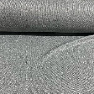 MALHA SUEDE LANZINHA RIBANA |1,60m - 96%Polié 4%Elas | PRATA