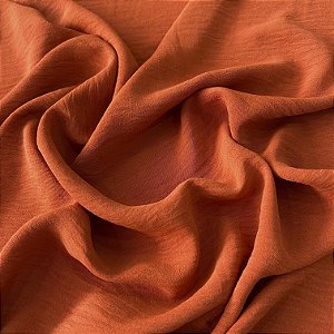 TECIDO CREPE AIR FLOW | 100% POLIÉS - 1,50m | TERRACOTA