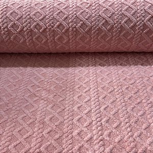 FLEECE JACQUARD TRICOT | 2,40m | ROSA