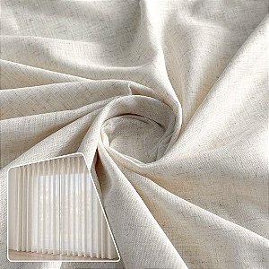 Tecido Voil Bora Bora Premium | 1m X 3m - 95% Poliéster 5% Linho | Linho