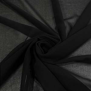 CHIFFON TOQUE DE SEDA | 1,50L | PRETO