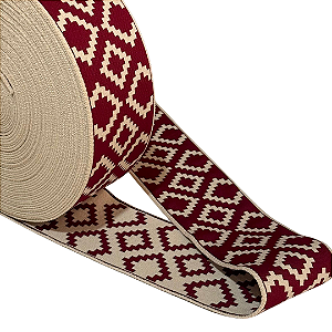 FAIXA PAMPA GAÚCHA E CAMPEIRA | 10cm LARGU | BORDO C/ BEGE