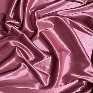 TECIDO CETIM C/ ELASTANO | 97% POLIÉ 3% ELAS - 1,47L | ROSA TENURA M86