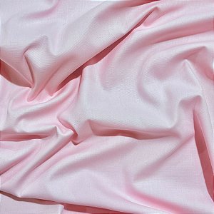 TRICOLINE LISA CALANDRADA | 100% Algodão - 1,49m X 0,50cm | ROSA CLARO