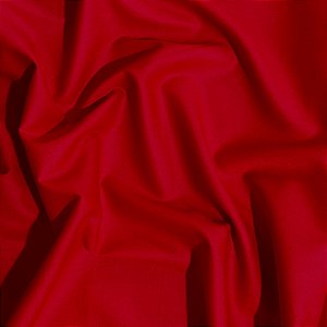 TRICOLINE LISA CALANDRADA | 100% Algodão - 1,49m X 0,50cm | VERMELHO