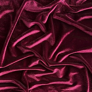 VELUDO MOLHADO ALEMÃO COM BRILHO CRISTAL | 1m X 1,50m | MARSALA