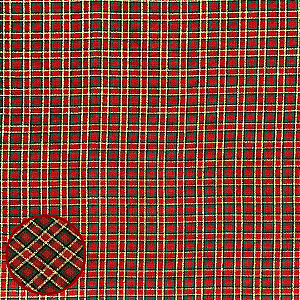 TRICOLINE XADREZ NATALINO LUREX | 1,50m X 0,50cm | 20