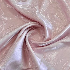 TECIDO ZIBELINE CRYSTAL | 100% Poliéster - 1,50m | PEROLA ROSA