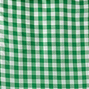 TECIDO XADREZ DE COZINHA | 1,40m - DES: 4cm x 4cm | VERDE