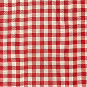 TECIDO XADREZ DE COZINHA | 1,40m - DES: 4cm x 4cm | VERMELHO