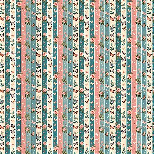 TRICOLINE BAHAMAS DIGITAL PREMIUM | 0,50cm X 1,50m - 100% Algodão | Des: 9012 E033