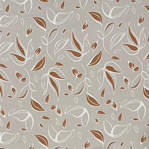 TECIDO OXFORD ESTAMPADO | 1,50m | FOLHAS BEGE