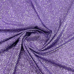 TULE EXPLOSÃO C/GLITTER | LAVANDA