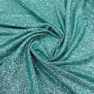 TULE EXPLOSÃO C/GLITTER | VERDE TIFANY