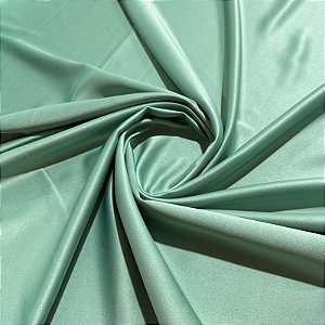 TECIDO CREPE AMANDA | 100% Poliés - 1,50m | Verde Menta Light Green