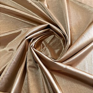 TECIDO MALHA PRADA | 1m X 1,50m - 95% Poliés 5% Elasta | Dourado