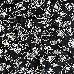 TECIDO VISCOLINHO ESTAMPADO | 0,50cm X 1,47m - 100% Viscose | I0133E