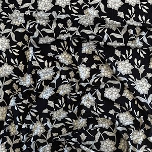 TECIDO VISCOLINHO ESTAMPADO | 0,50cm X 1,47m - 100% Viscose | I0164D