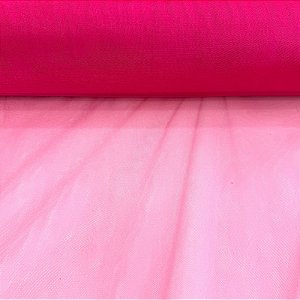 TULE DIAMANTE | 3m - 100% Poliéster | Rosa Sulferino