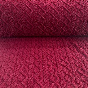 FLEECE JACQUARD TRICOT | 2,40m | MARSALA