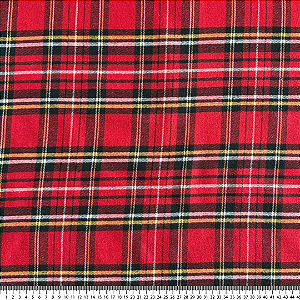 Tecido Flanela Escocesa Fio Tinto | 1,47 | 019