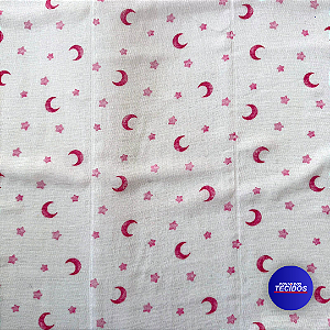 Tecido Fralda 100% Algodão Dupla | 0,70cm X 0,70cm | 018