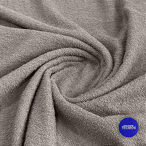 Tecido Atoalhado Felpudo 100% Algodão – Alta Absorção e Maciez -0,50cm X 1,40m - BEGE MADEIRA