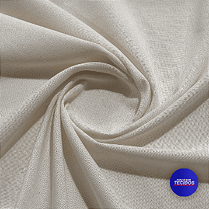 TECIDO PANO DE PRATO  LISO 11T | 100% Algodão - 72cm | Creme Natural