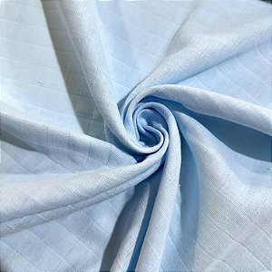 FRALDA MINI QUADRICULADA | 0,75cm | AZUL SONHO