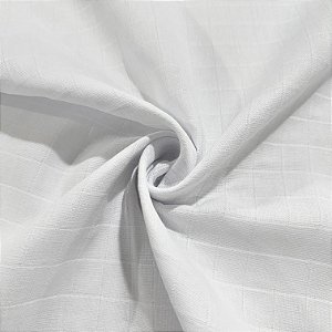 FRALDA MINI QUADRICULADA | 0,75cm | BRANCO