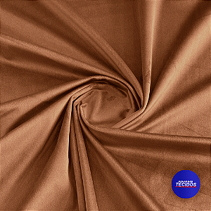 Tecido Suede Velvet Luxor Premium | 1m X 1,42m | TERRACOTA