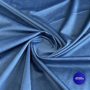 Tecido Suede Velvet Luxor Premium | 1m X 1,42m | NAVY
