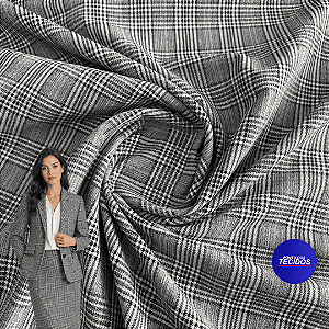 Tecido Alfaiataria Tweed Span Lux – Estruturado, Elegante e Encorpado - 1,50 - 002