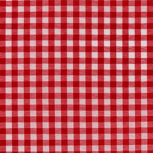 Tecido Xadrez de Poliéster | 1,40m - 5mm x 5mm | Vermelho
