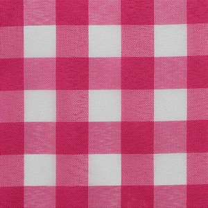 Tecido Xadrez de Poliéster | 1,40m - 2cm x 2cm | Rosa