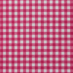 Tecido Xadrez de Poliéster | 1,40m - 5mm x 5mm | Rosa