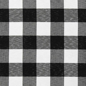 Tecido Xadrez de Poliéster | 1,40m - 2cm x 2cm | Preto