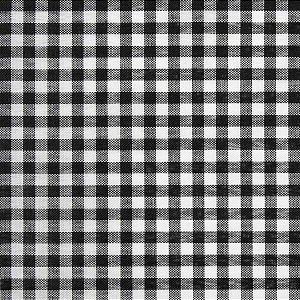 Tecido Xadrez de Poliéster | 1,40m - 5mm x 5mm | Preto