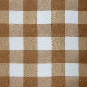 Tecido Xadrez de Poliéster | 1,40m - 2cm x 2cm | Bege