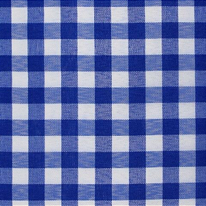 Tecido Xadrez de Poliéster | 1,40m - 1cm x 1cm | Azul Royal