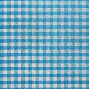 Tecido Xadrez de Poliéster | 1,40m - 5mm x 5mm | Azul Piscina