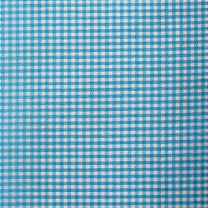 Tecido Xadrez de Poliéster | 1,40m - 2mm x 2mm | Azul Piscina