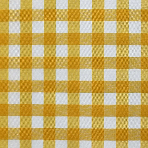 Tecido Xadrez de Poliéster | 1,40m - 1cm x 1cm | Amarelo