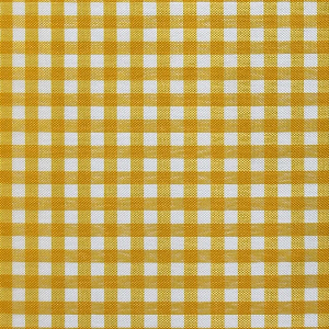 Tecido Xadrez de Poliéster | 1,40m - 5mm x 5mm | Amarelo