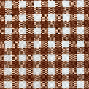 Tecido Xadrez de Poliéster | 1,40m - 1cm x 1cm | Marrom