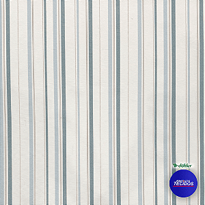 Tecido Gorgurão Decoração Belize Estampado Com Proteção 1m X 1,40m - 6415/Listra F