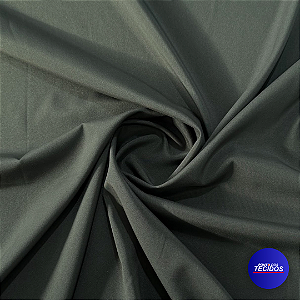 Tecido Oxfordine Com Elastano Liso - 1,50m - Cinza Oliva 2882