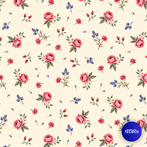 Tricoline Estampada Bahamas Soft Premium - 0,50cm X 1,50m 100% Algodao - Des. 9050 V490