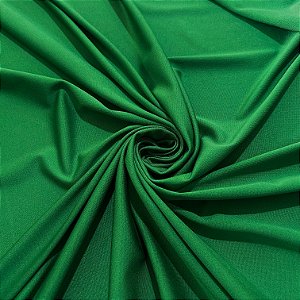 Tecido Malha LOVE | 94% Poliéster 6% Elastano - 1m X 1,60m | Verde Bandeira Collerg