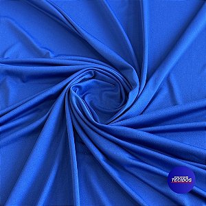 Tecido Malha LOVE | 94% Poliéster 6% Elastano - 1m X 1,60m | Azul Royal Galaxia